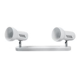 Spot bara rodin alb 2xe27 60w