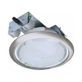Spot incastrat 2xe27 40w crom mat