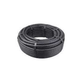 Tub flexibil pvc 16mm 250n negru 100m/colac