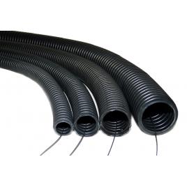 Tub flexibil pvc 16mm 320n negru