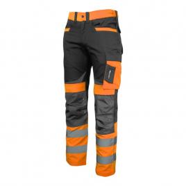 Pantalon reflectorizant slim-fit / portocaliu - m