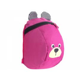 Mini rucsac pentru copii model ursulet, 27 x 21 x 11 cm roz