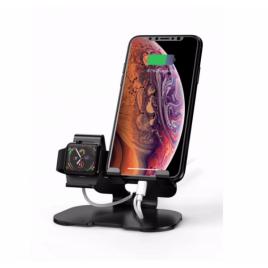 Stand, pentru iphone/apple watch, gonga® negru