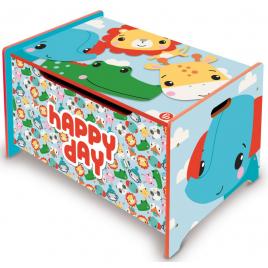 Ladita din lemn pentru depozitare jucarii fisher price, happy day