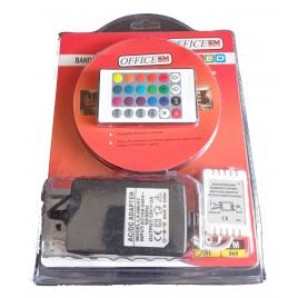 Kit banda led 3m rgb ip20 office+tv