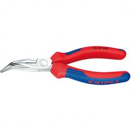 Cleste cu cioc semirotund si suprafata taietoare indoit knipex 25 25 160