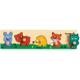 Puzzle cu buton Padure
