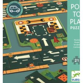 Puzzle gigant Djeco Drumuri