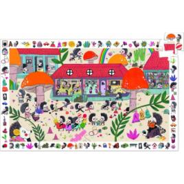 Puzzle observatie Djeco Scoala prietenilor arici