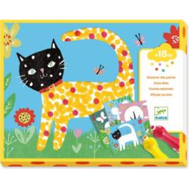 Set creativ Djeco Bebe deseneaza cu buline