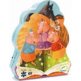 Puzzle Djeco - Cei 3 purcelusi