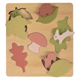 Puzzle animale si frunze Egmont toys