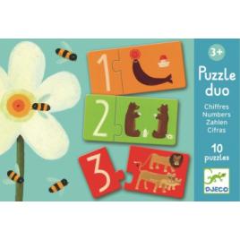 Puzzle duo Djeco Numere
