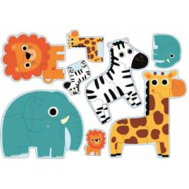 Puzzle progresiv Djeco in jungla