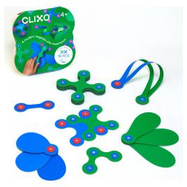 Set Clixo de construit cu magnet Itsy pack Blue-Green 18