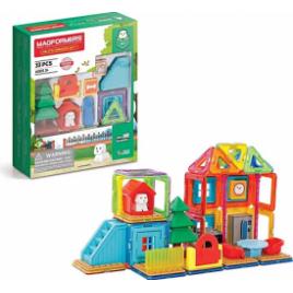 Set de construit Magformers- Casa Milo 33 piese