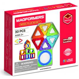 Set magnetic de construit- Magformers Basic Plus 30 set