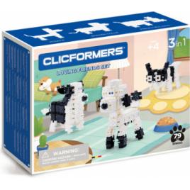 Set de construit Clicformers-Animale prietenoase 79 piese