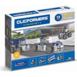 Set de construit Clicformers-Politie 72 piese