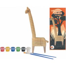 Set de pictat Egmont girafa din lemn