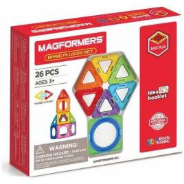 Set magnetic de construit- Magformers Basic Plus 26 piese
