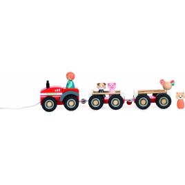 Tractor cu remorca si figurine Egmont Toys