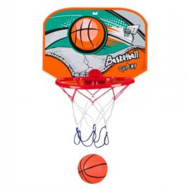 Panou si minge baschet, lejla, ideal si pentru interioare, multicolor, 30×23 cm