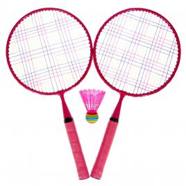 Racheta badminton, lejla, roz, 46 cm