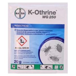 BAYER Insecticid K-OTHRINE WG 250 Anti Gandaci Viespi Purici Capuse 20g