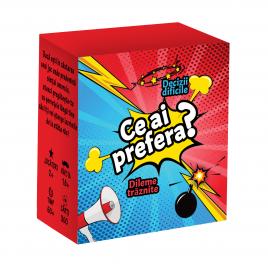 Joc de carti pentru petreceri - Ce ai prefera? / decizii imposibile, limba romana, pentru 2-20 jucatori