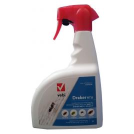 Spray insecticid Draker RTU pentru gandaci tantari muste purici paianjeni 1 L