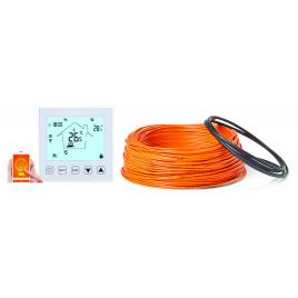 Kit 10.50mp incalzire pardoseala cu cablu incalzitor + termostat digital WIFI
