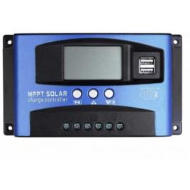 Controler solar de incarcare PowMr MPPT/PWM 12V/24V 60A dublu USB ecran LCD auto