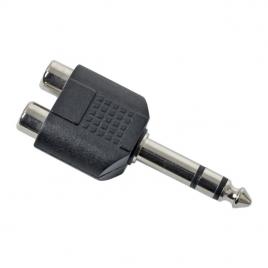 Adaptoare-y rca / jack 2 x soclu rca-6.3 fisa jack(stereo)