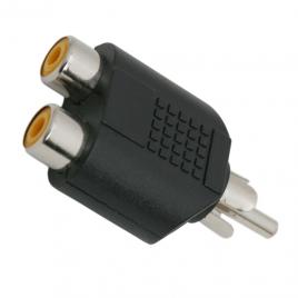 Adaptoare-y rca2 x soclu rca-fisa rca
