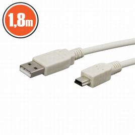 Cablu usb 2.0fisa a - fisa b (mini)18 m