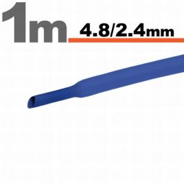 Tub termocontractibil albastru • 48 / 24 mm