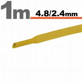 Tub termocontractibil galben • 48 / 24 mm