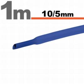Tub termocontractibilalbastru • 10 / 5 mm