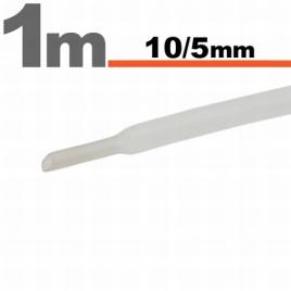 Tub termocontractibiltransparent • 10 / 5 mm