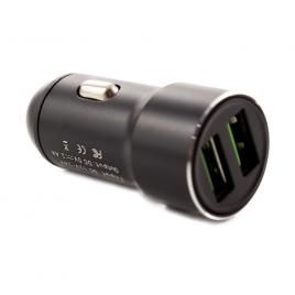 Încărcător auto usb - 2400 ma - carcasă metalică - carguard