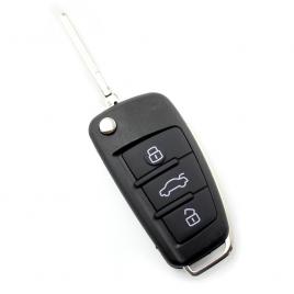 Audi - model nou - carcasă cheie tip briceag cu 3 butoane - carguard