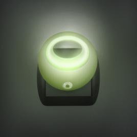 Lampa de veghe cu led si senzor de lumina - verde