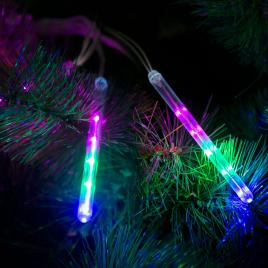 Țurțuri meteor 10 led – multicolor 11.5 cm