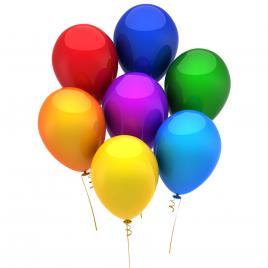 Set baloane colorate 15 buc./pachet