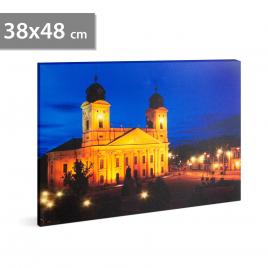 Family pound - tablou cu led - debretin 2 x aa 38 x 48 cm