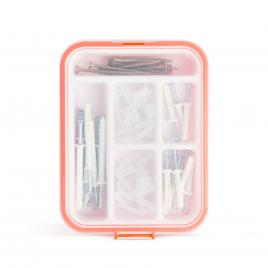 Handy - set de şuruburi cu diblu - 60 piese/cutie