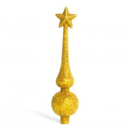 Ornament pt. vârful pomului de crăciun - 185 cm auriu
