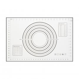 Blat din silicon - cu diagramă pentru întinderea aluaturi - 60 x 40 cm