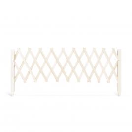 Garden of eden - bordură pentru pat de flori / gard - 110 x 34 cm - alb